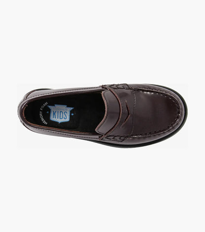 Florsheim Croquet Jr. Boys Moc Toe Penny Loafer