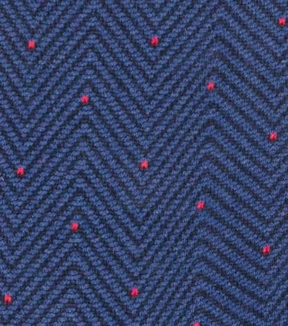 Florsheim Herringbone Dot Mens Crew Dress Socks