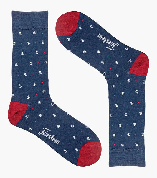 Florsheim Anchor Mens Crew Dress Socks