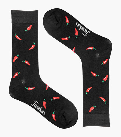 Florsheim Chili Pepper Mens Crew Dress Socks