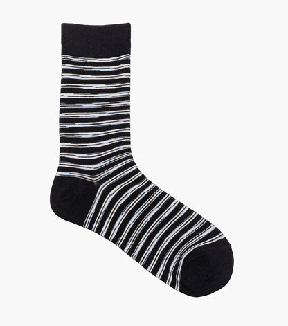 Florsheim Heather Stripe Mens Crew Dress Socks
