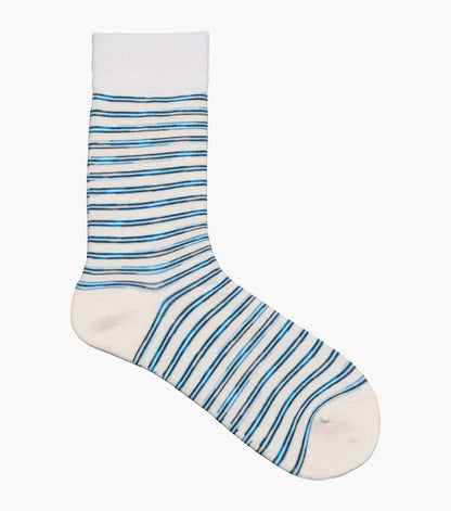 Florsheim Heather Stripe Mens Crew Dress Socks