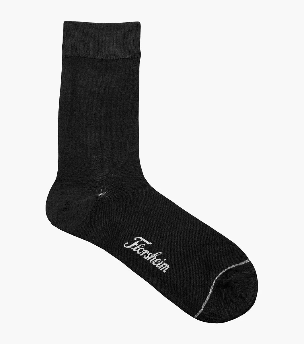 Florsheim 3-Pack Bamboo Solid Solid Mens Crew Dress Socks