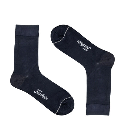 Florsheim 3-Pack Bamboo Solid Solid Mens Crew Dress Socks