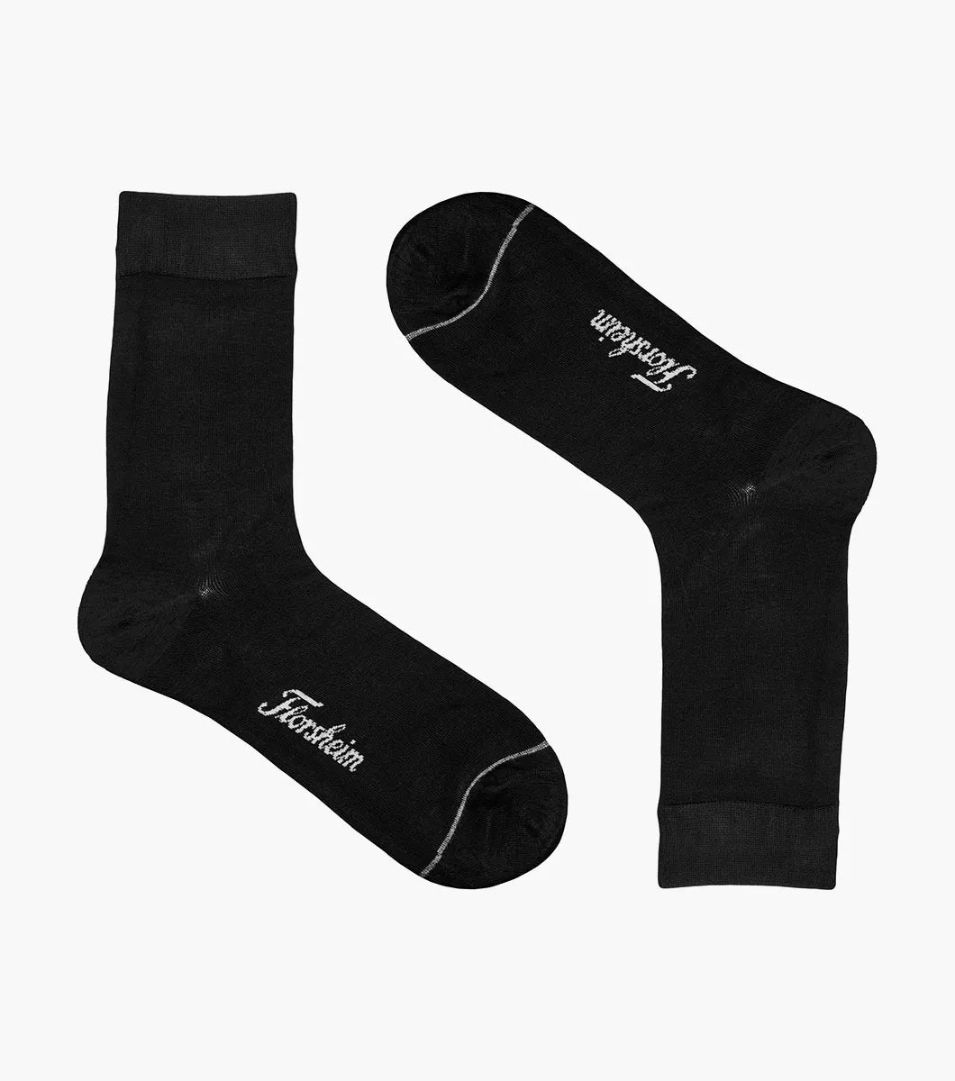 Florsheim Bamboo Flat Mens Crew Dress Socks