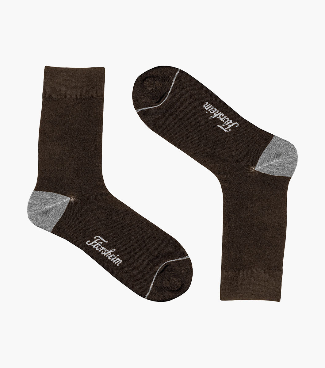 Florsheim Bamboo Flat Mens Crew Dress Socks
