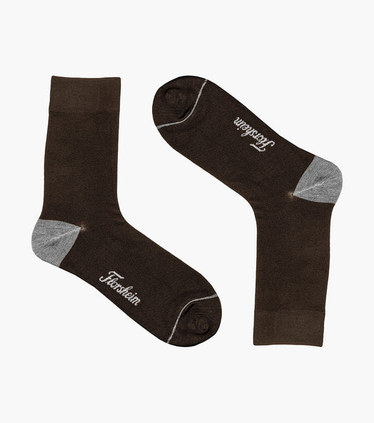 Florsheim Bamboo Flat Mens Crew Dress Socks
