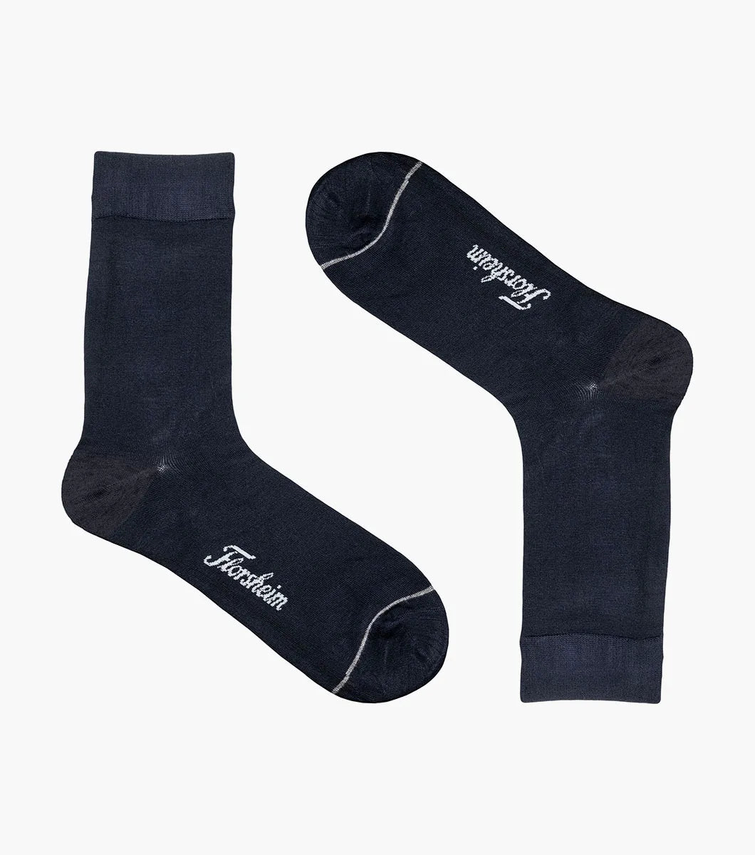 Florsheim Bamboo Flat Mens Crew Dress Socks
