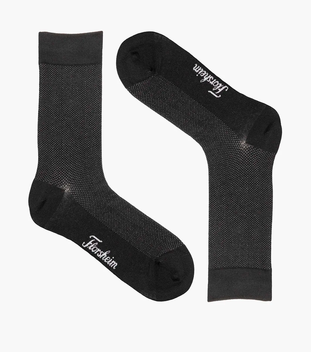 Florsheim Pindot Mens Crew Dress Socks