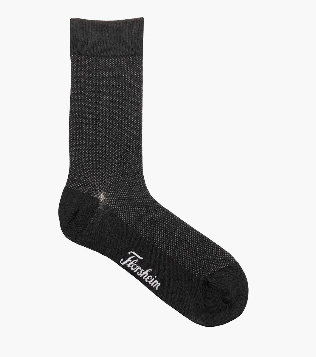 Florsheim Pindot Mens Crew Dress Socks