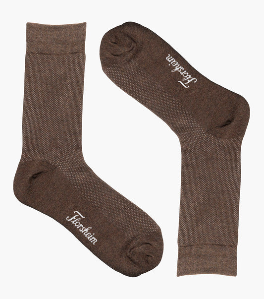 Florsheim Pindot Mens Crew Dress Socks