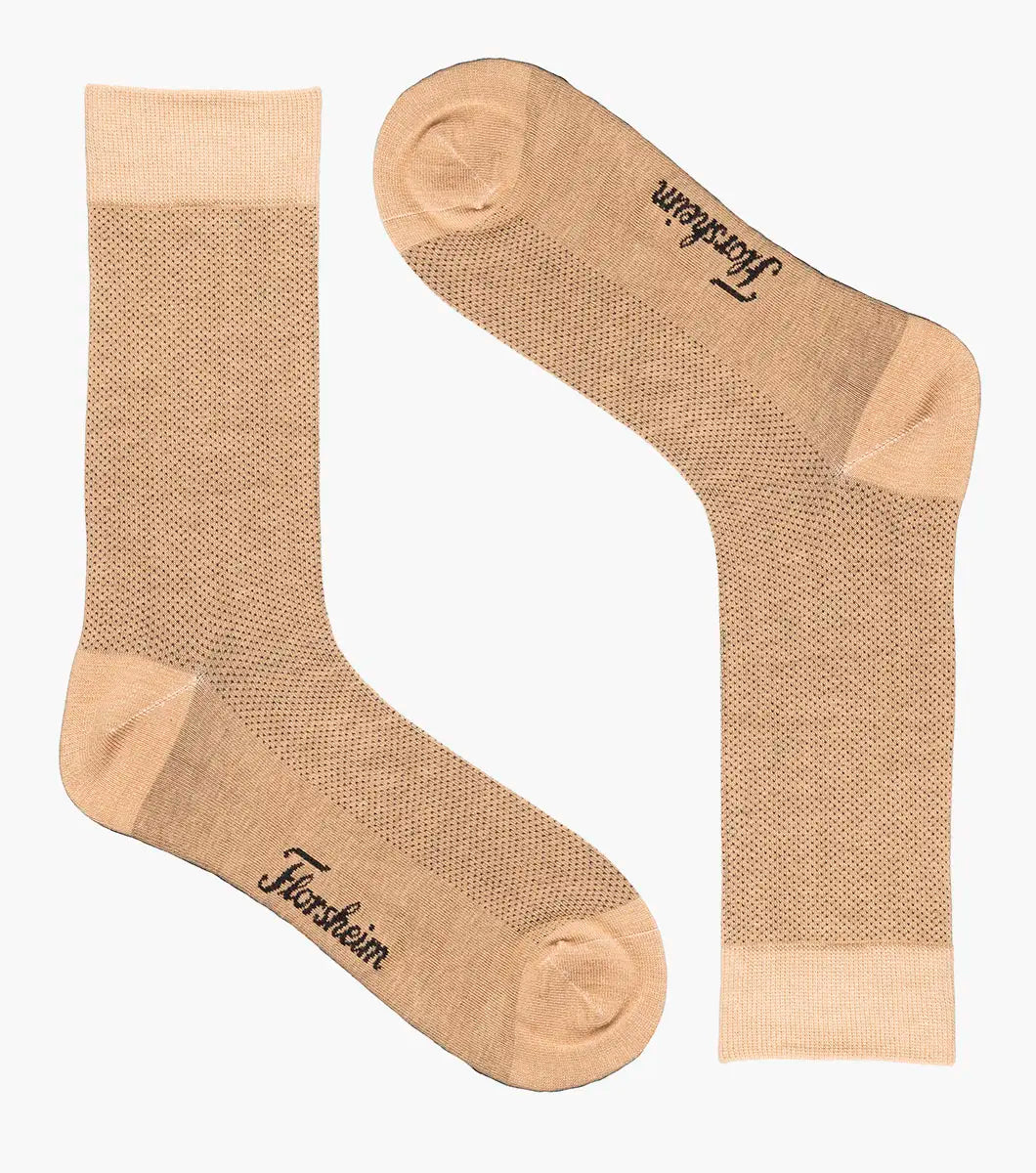 Florsheim Pindot Mens Crew Dress Socks