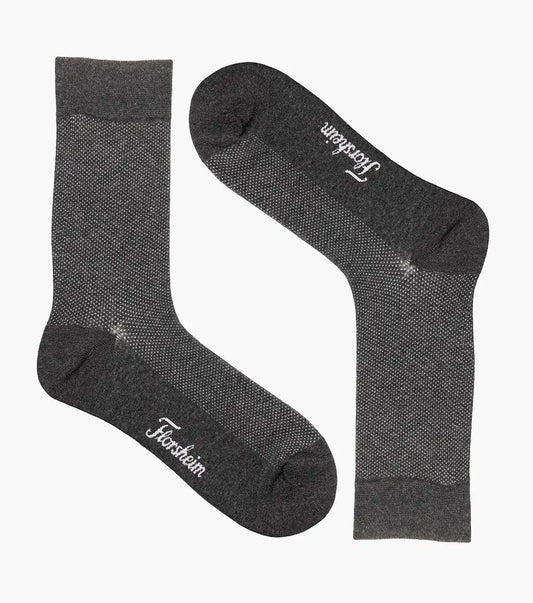 Florsheim Pindot Mens Crew Dress Socks