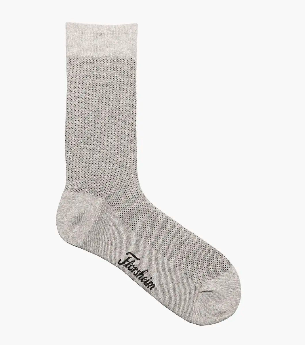 Florsheim Pindot Mens Crew Dress Socks
