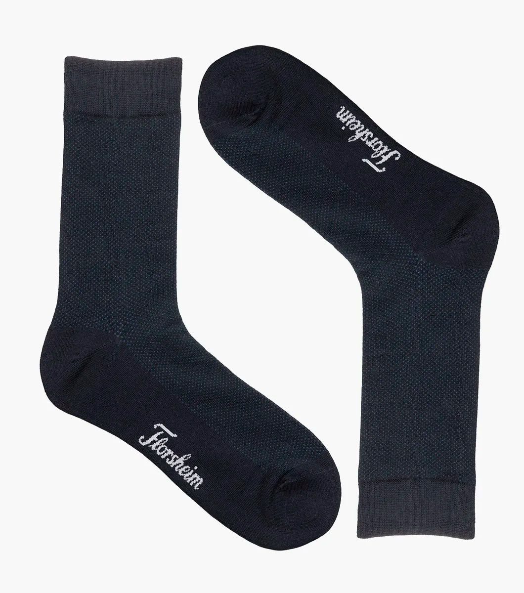 Florsheim Pindot Mens Crew Dress Socks