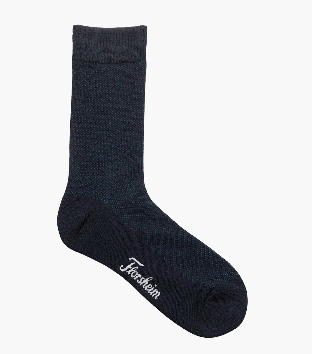 Florsheim Pindot Mens Crew Dress Socks