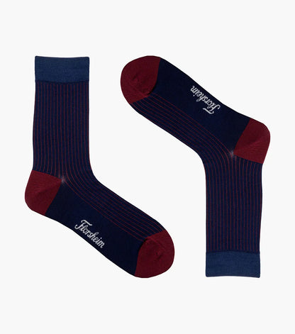 Florsheim Ribbed Mens Crew Dress Socks