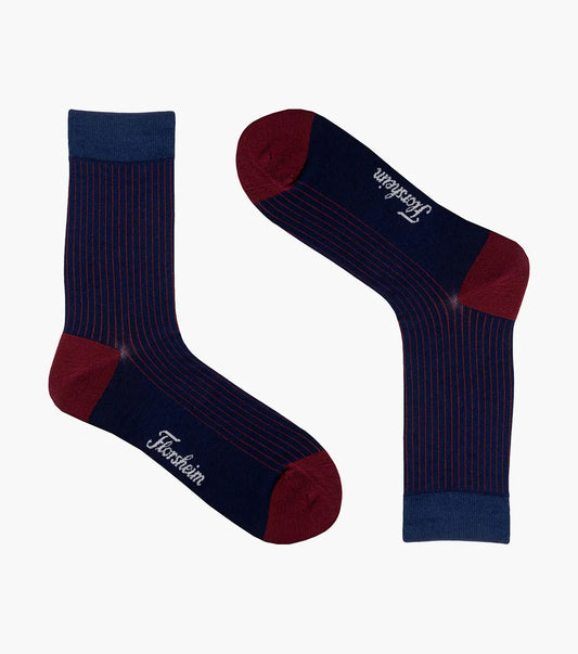 Florsheim Ribbed Mens Crew Dress Socks