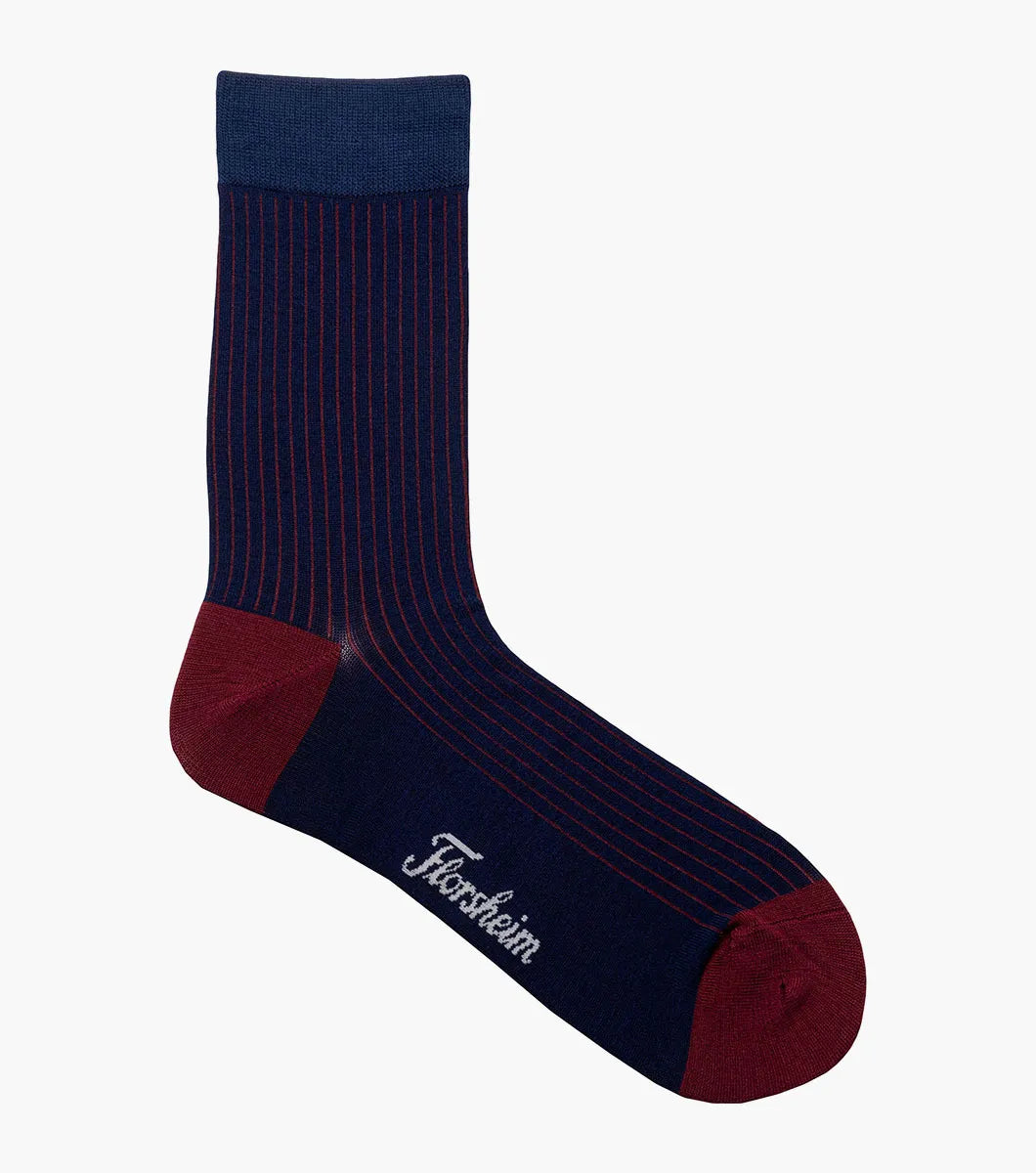 Florsheim Ribbed Mens Crew Dress Socks