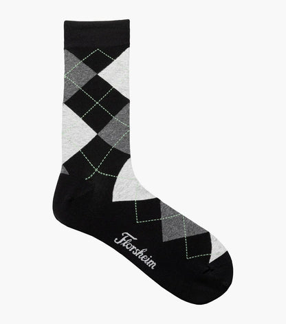 Florsheim Argyle Mens Crew Dress Socks