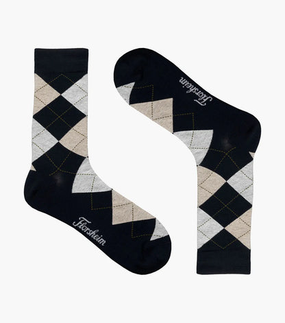 Florsheim Argyle Mens Crew Dress Socks