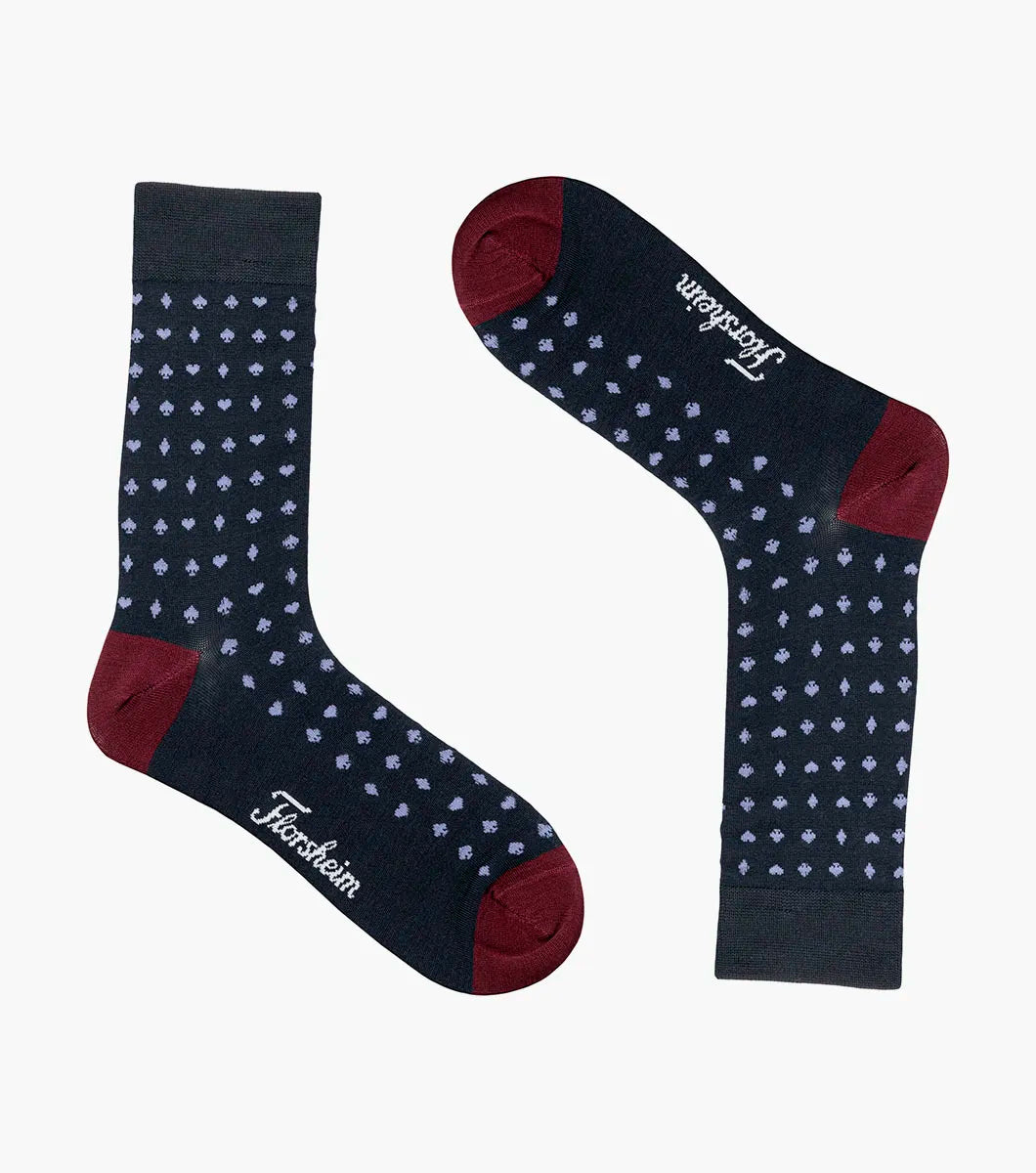 Florsheim Poker Mens Crew Dress Socks