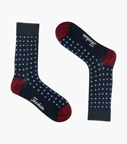 Florsheim Poker Mens Crew Dress Socks