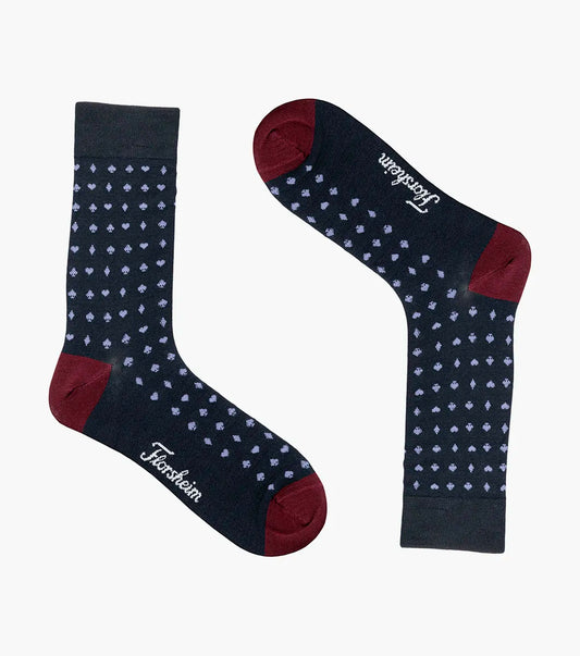 Florsheim Poker Mens Crew Dress Socks