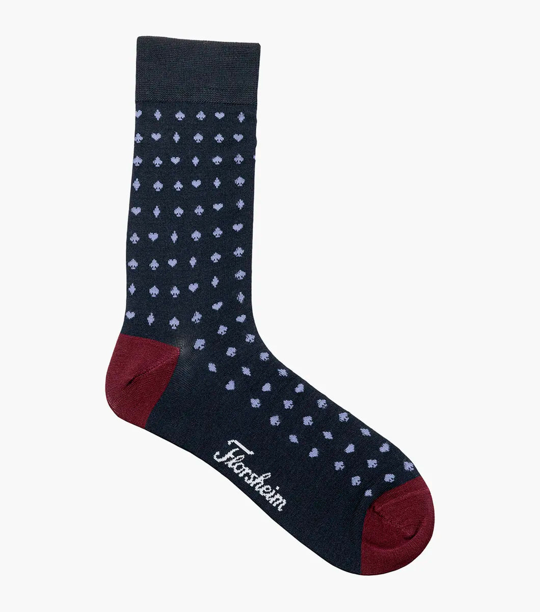 Florsheim Poker Mens Crew Dress Socks