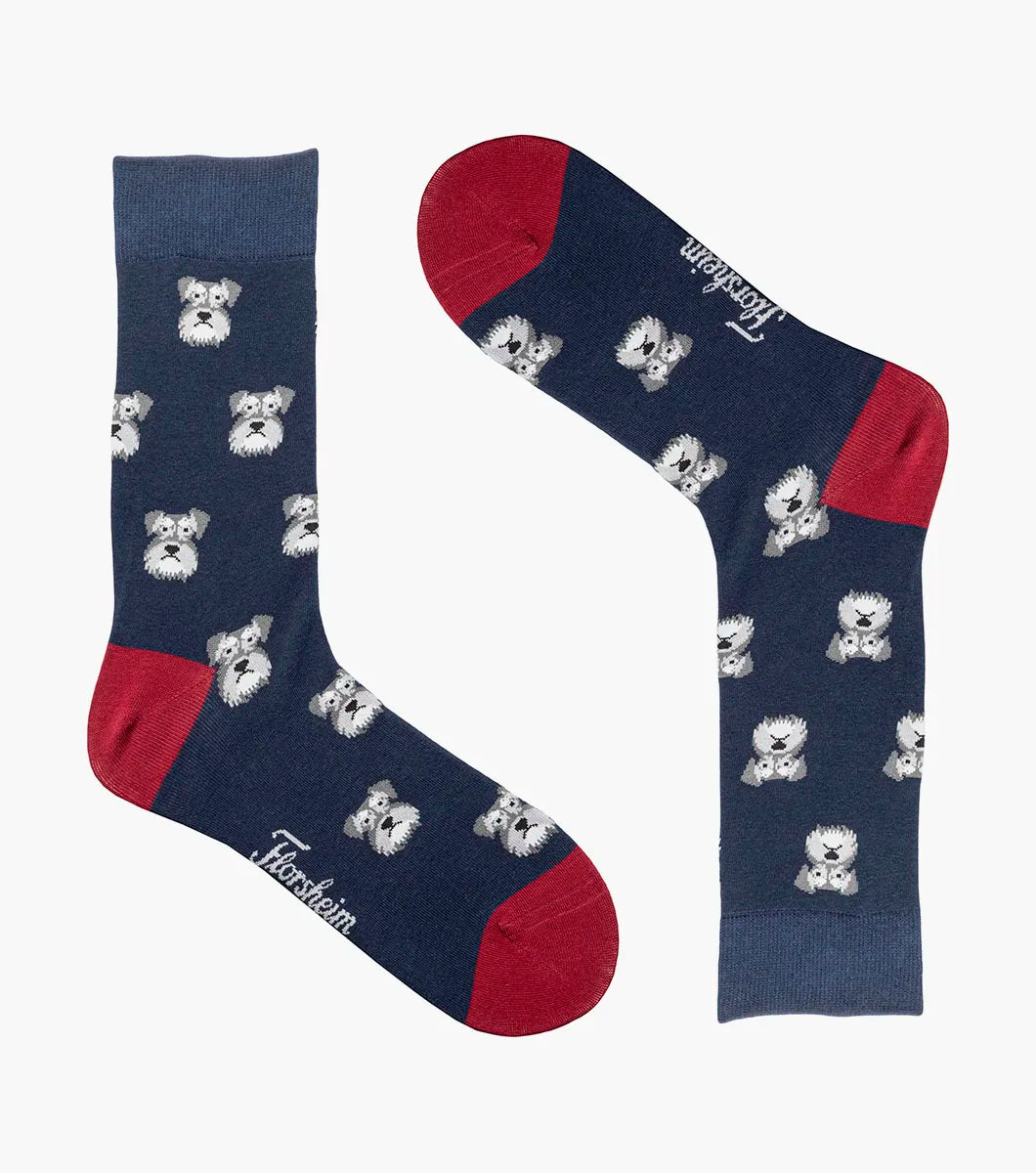 Florsheim Schnauzer Mens Crew Dress Socks