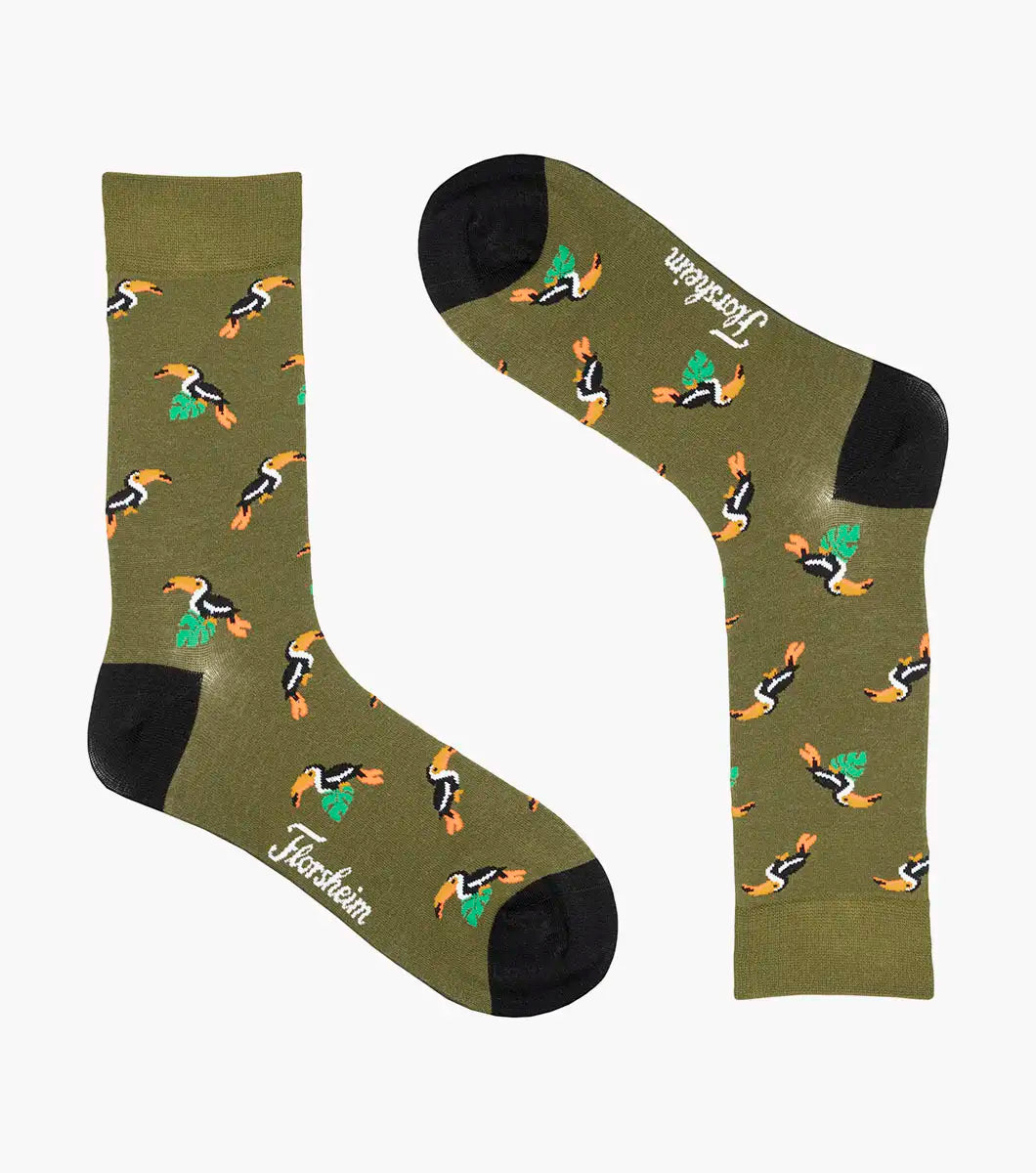 Florsheim Toucan Mens Crew Dress Socks