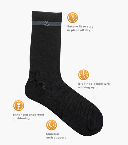 Florsheim Versa Weave Mens Crew Dress Socks