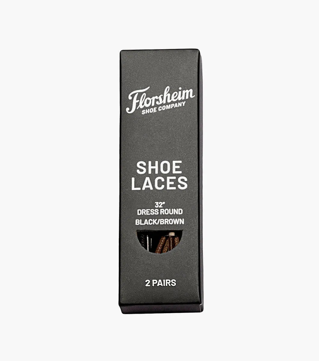 Florsheim Shoe Laces Dress Round Black-Brown 32